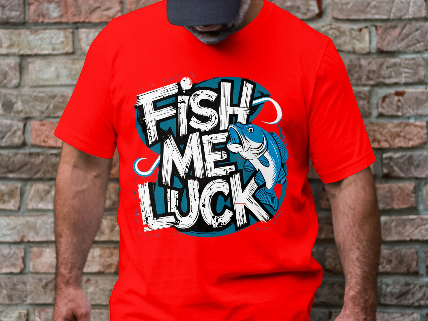 Fish Me Luck - Fun Fishing Graphic Tee