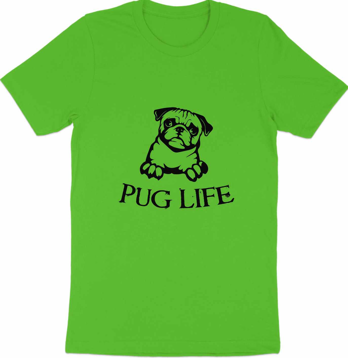 Pug Life Cartoon Tee - Embrace the Pug Attitude