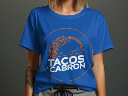 El Taco Cabron - Playful Line Art Tee