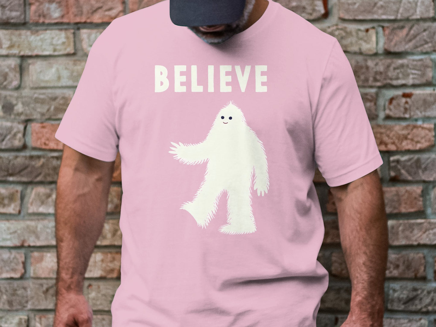 Believe in Yeti - Whimsical Yeti Graphic Tee