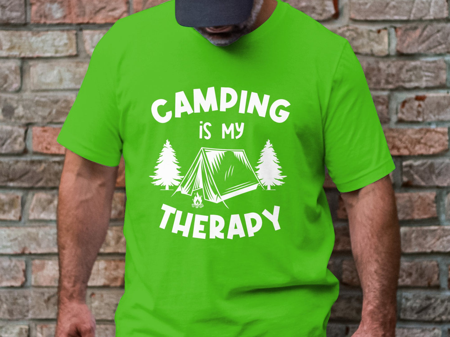 Camping is my Therapy - The Great Outdoors Comfort Tee