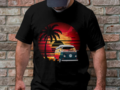 Sunset Surf Van Tee - Endless Summer