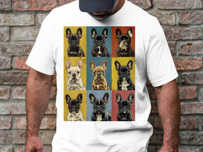 Warhol Woofs Frenchie Tee - A Pop of Pup Personality