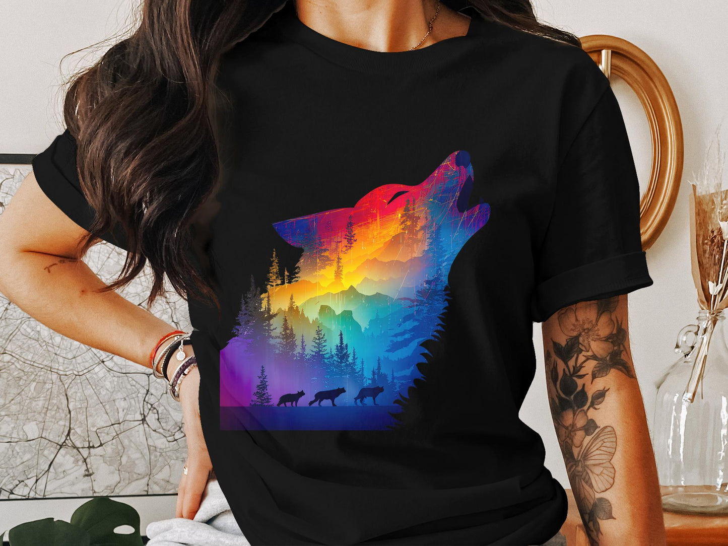 Wilderness Call Tee - Howl to the Mountains