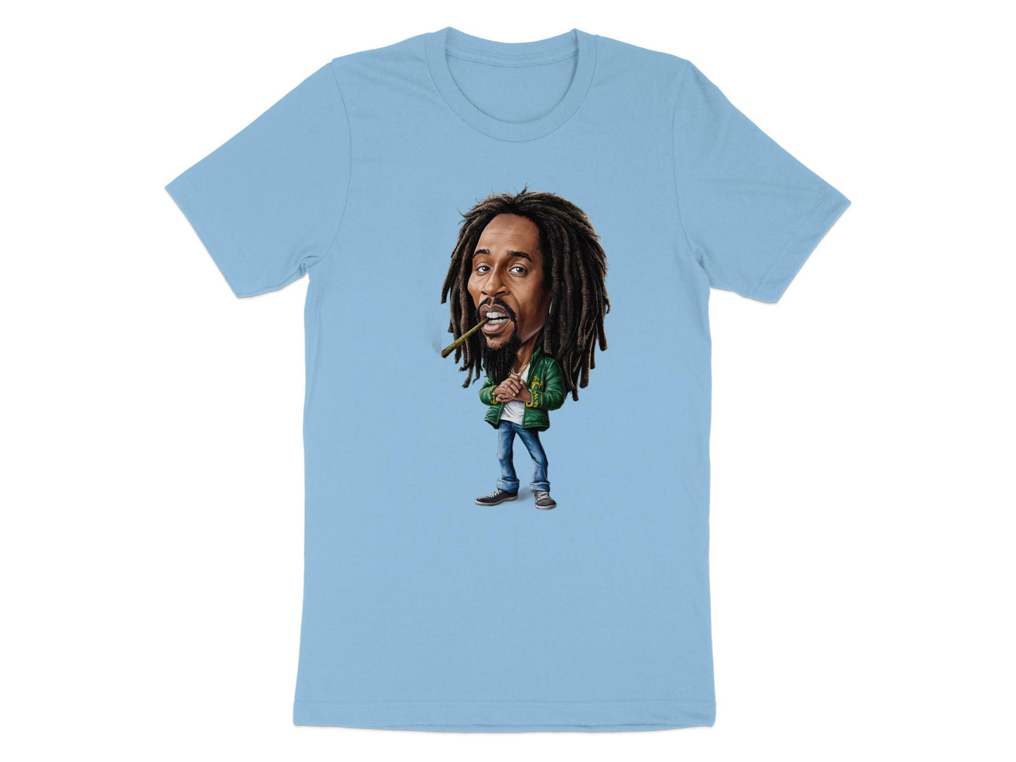 Retro Rock Revolution Tee - Legendary Band Caricature Shirt