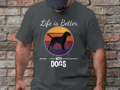 Vintage Canine Summit - 'Life Is Better With Dogs' Retro Tee