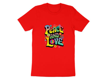 Peace and Love Tee - Groovy Flower Power Revolution
