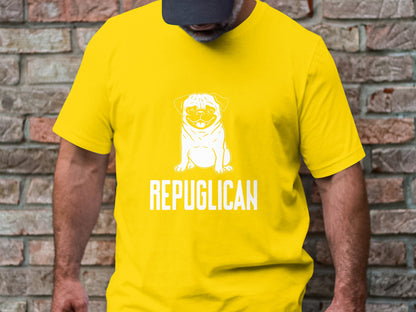 Repuglican Pledge - Patriotic Pug Tee