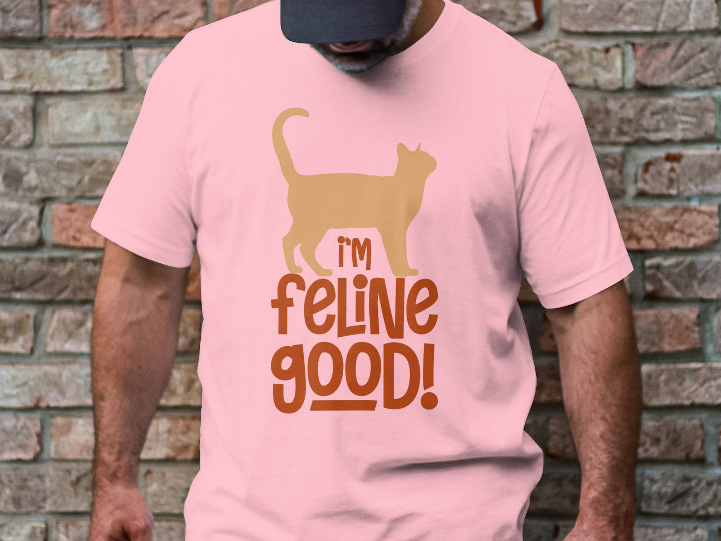 I'm Feline Good - Cat Silhouette Tee