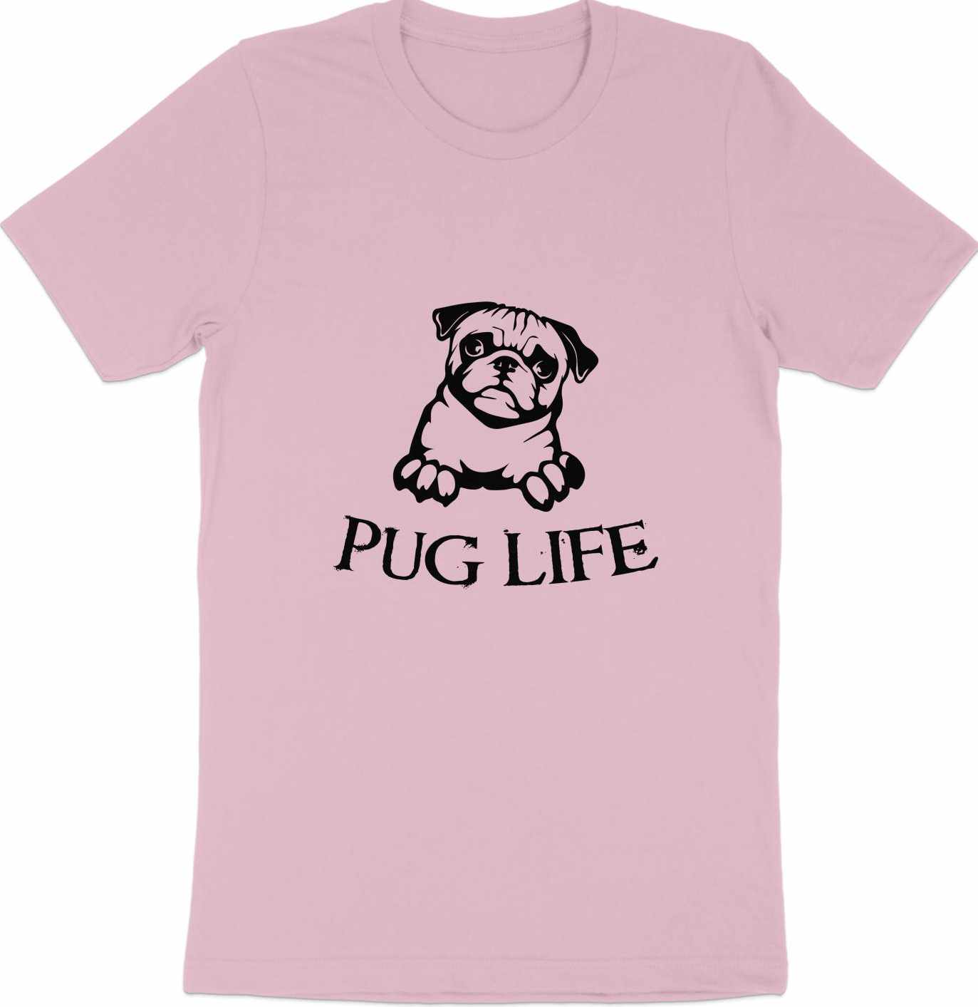Pug Life Cartoon Tee - Embrace the Pug Attitude