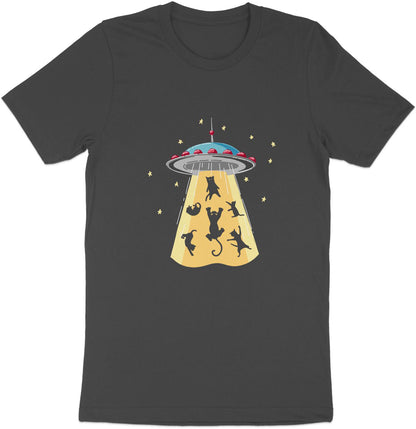 Cat-astrophic Abduction Tee - Whiskers In Space