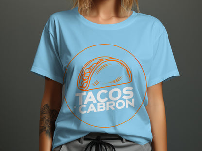 El Taco Cabron - Playful Line Art Tee