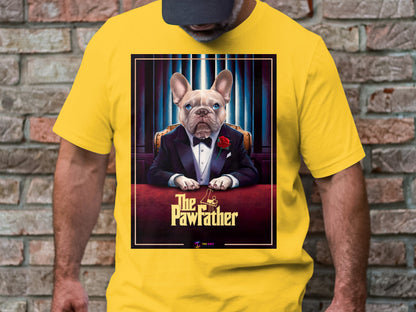 The PawFather - Elegant French Bulldog Graphic Tee