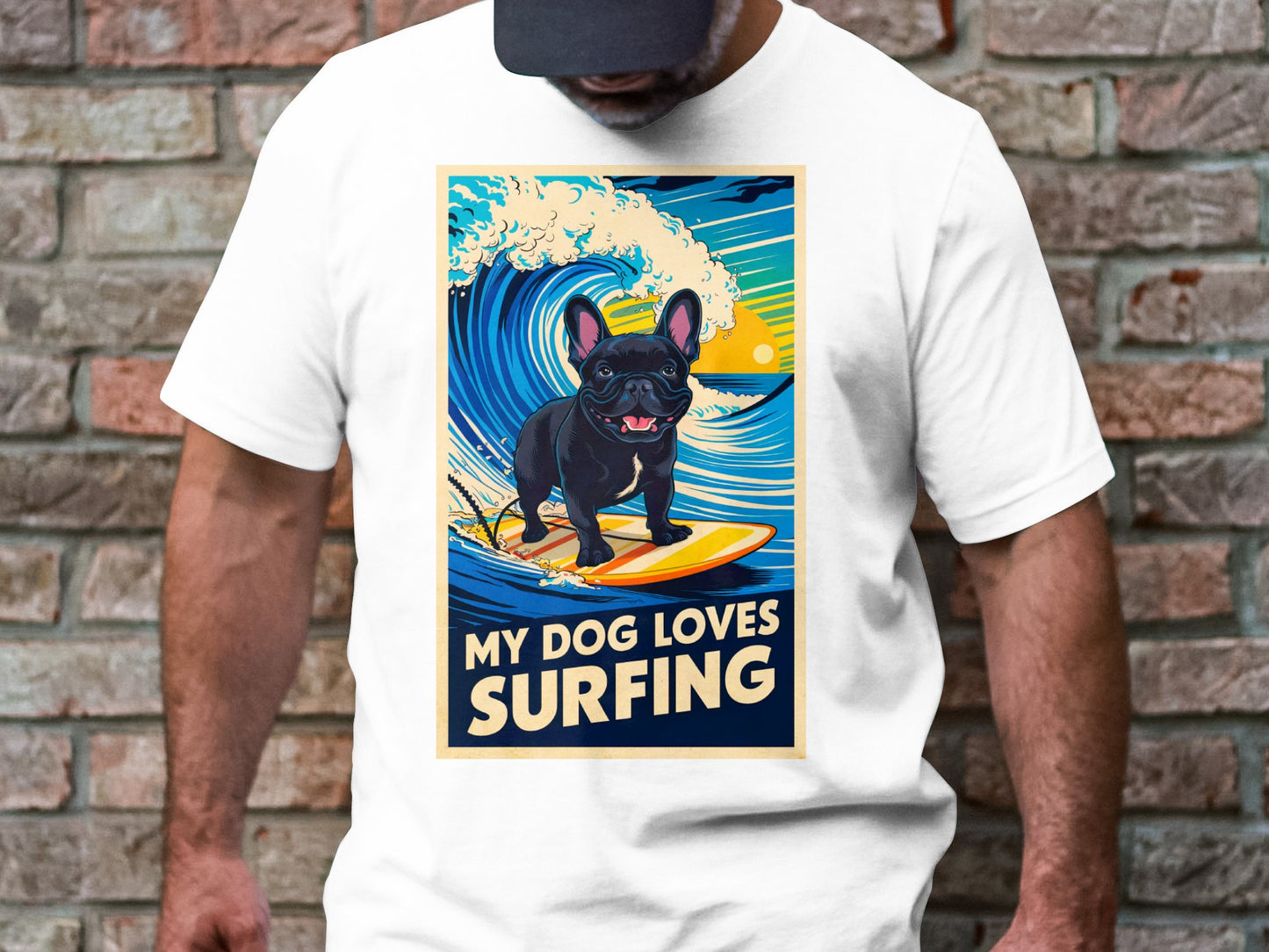 Surf's Pup Tee - Beach Wave Rider