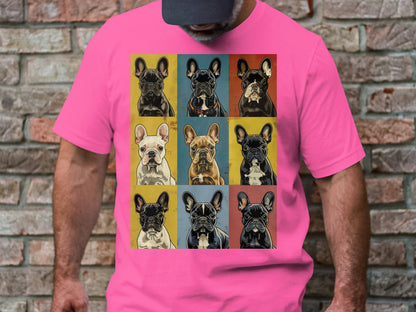 Warhol Woofs Frenchie Tee - A Pop of Pup Personality