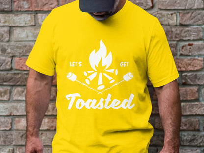 Let's Get Toasted Campfire Fun T-Shirt