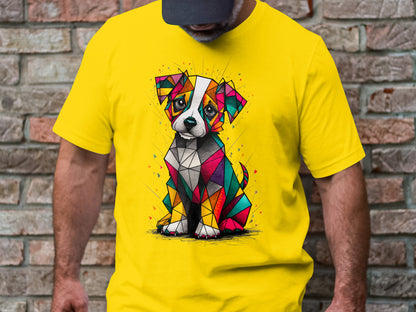Puppy Picasso - Cubist Art Tee