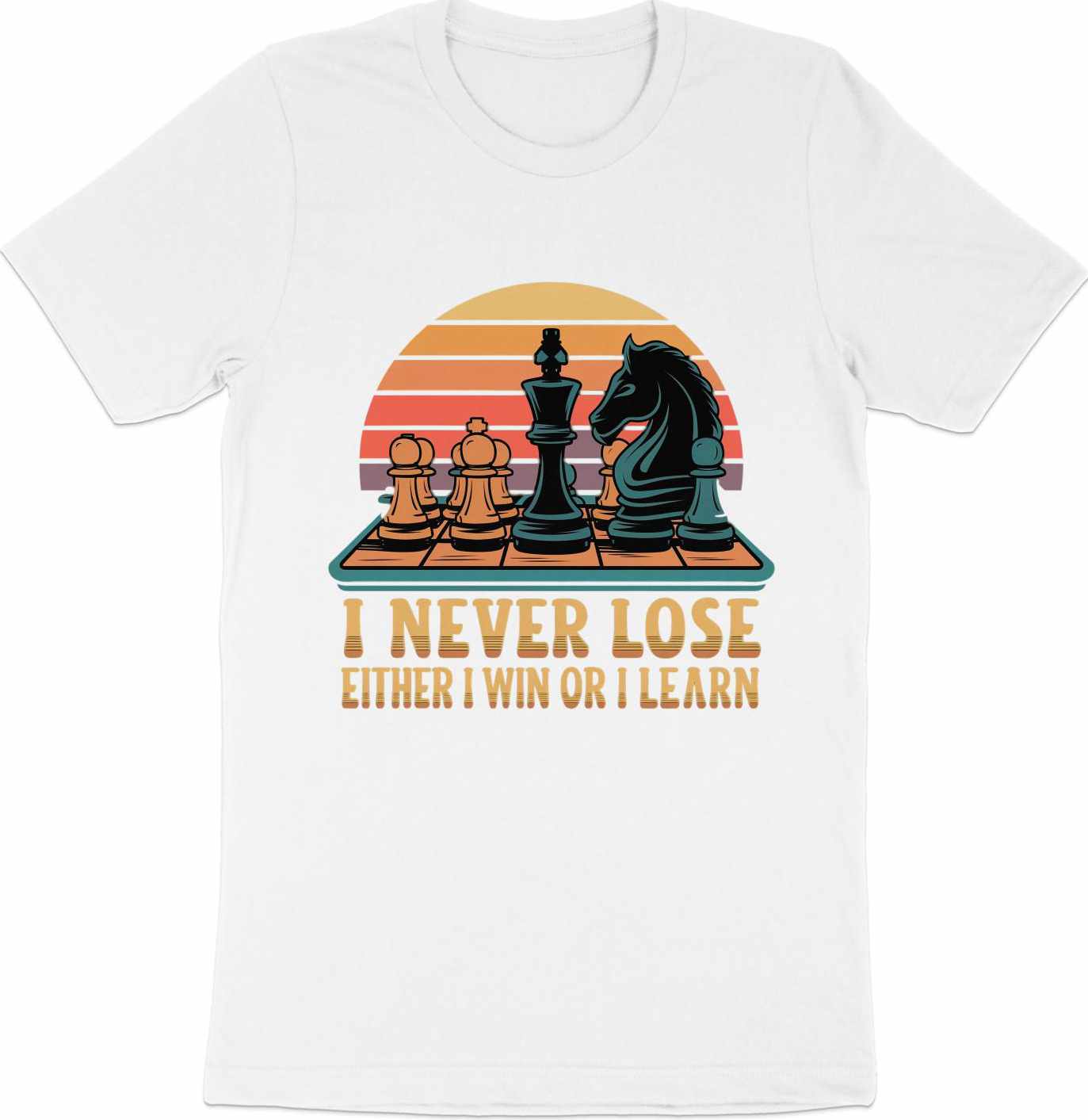 Master of the Game Chessboard Sunset Tee - Inspirational Strategy Shirt