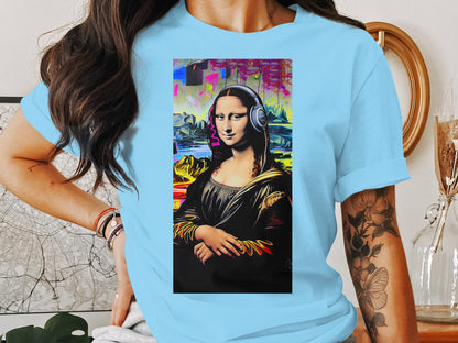 Renaissance Beats - Mona Lisa Headphones Tee