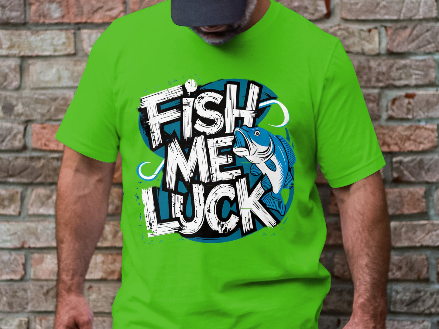 Fish Me Luck - Fun Fishing Graphic Tee