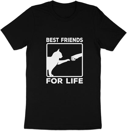 Best Friends for Life - Cat and Human Bond Tee