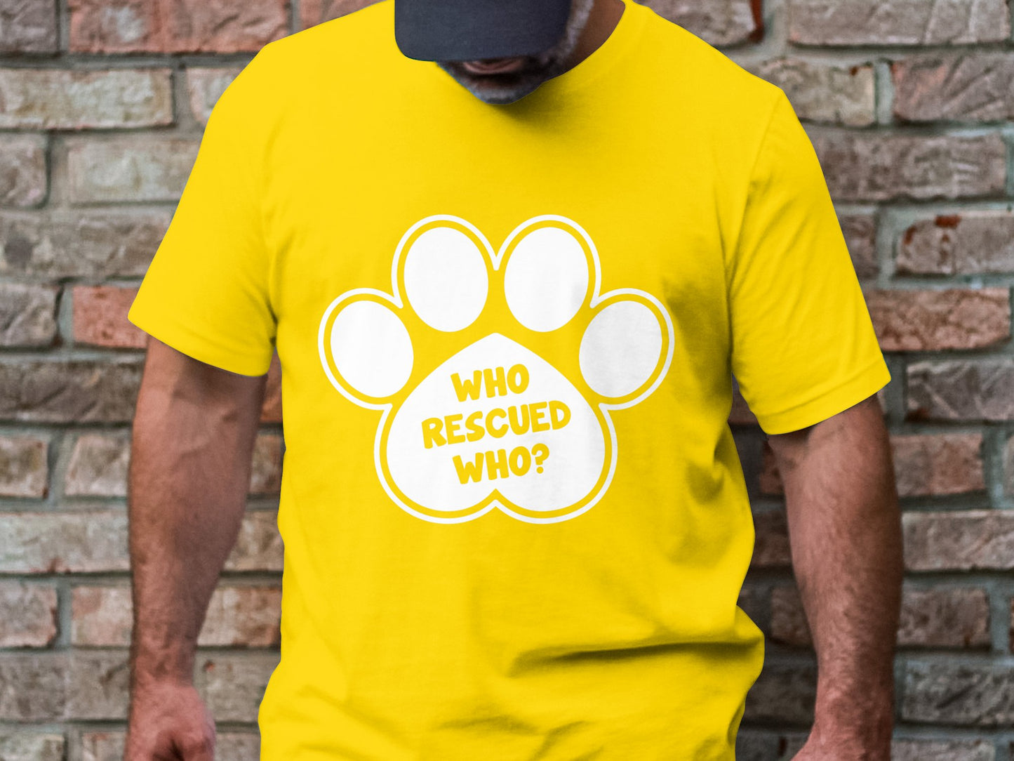 Dogs Companion's Echo Tee - Who Rescued Who?
