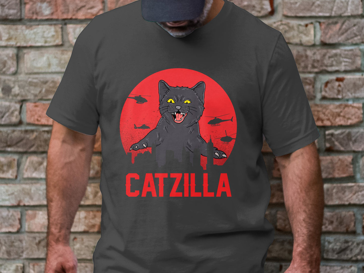 Catzilla: Feline Fury Tee - Urban Jungle Mayhem Edition