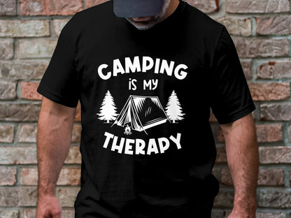 Camping is my Therapy - The Great Outdoors Comfort Tee