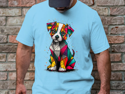 Puppy Picasso - Cubist Art Tee