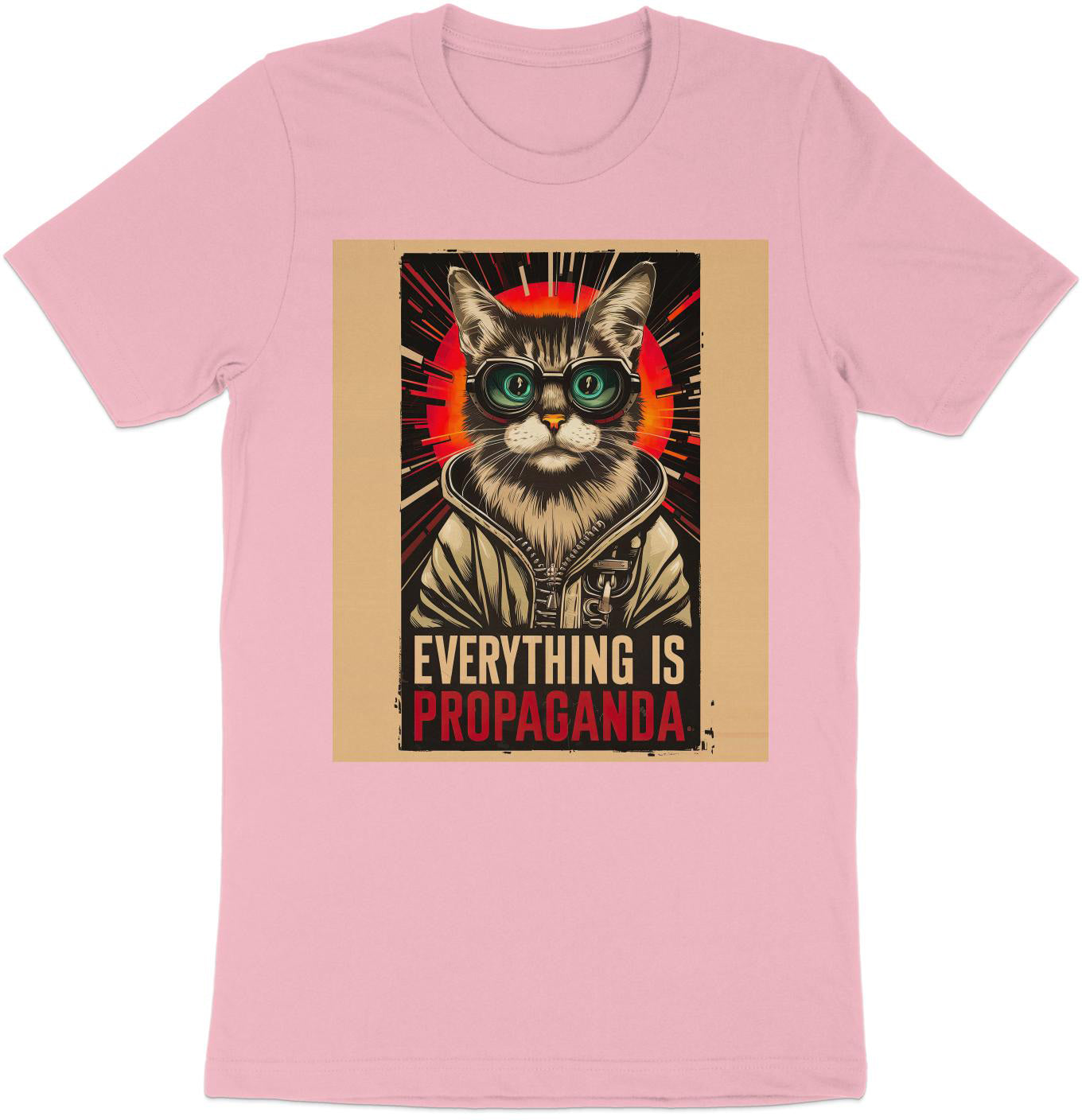 Propaganda Cat - Bold Statement Graphic Tee