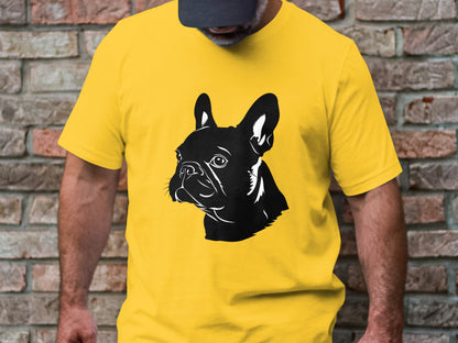 French Bulldog Silhouette Tee - Chic Canine Charm