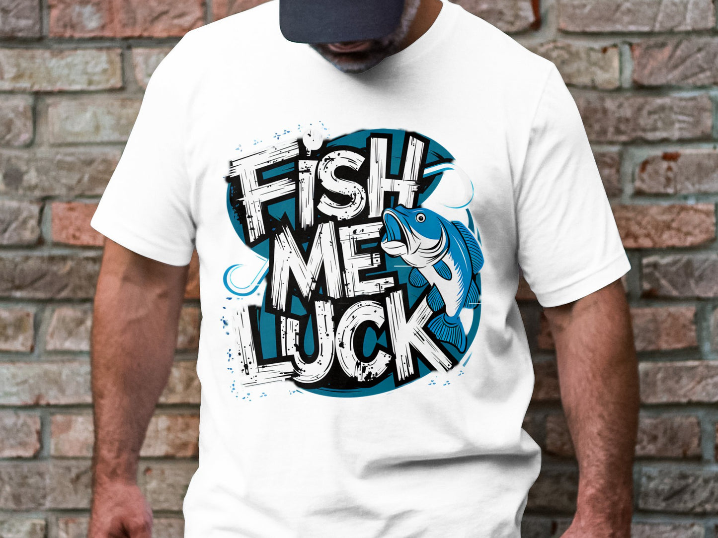 Fish Me Luck - Fun Fishing Graphic Tee