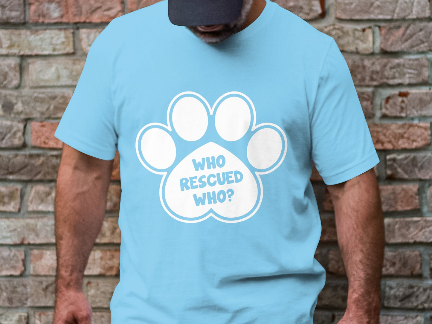 Dogs Companion's Echo Tee - Who Rescued Who?
