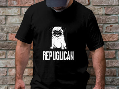 Repuglican Pledge - Patriotic Pug Tee