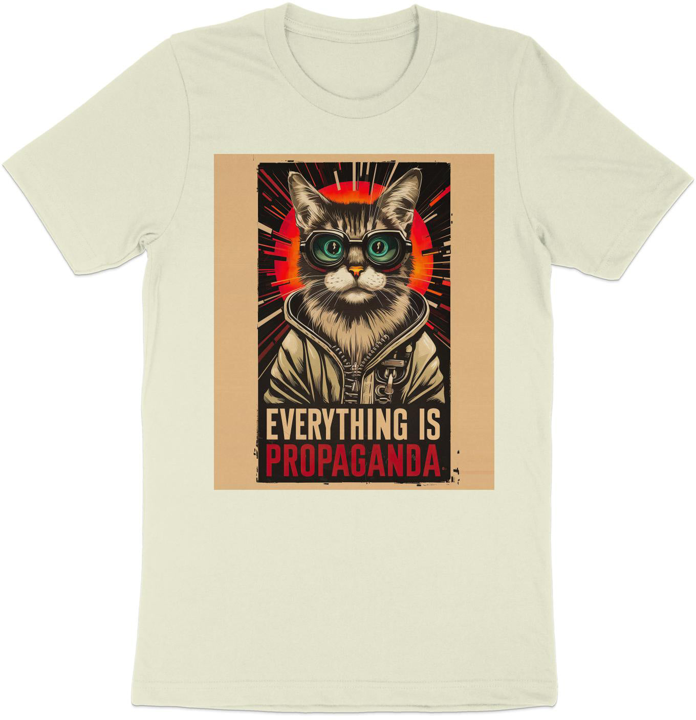 Propaganda Cat - Bold Statement Graphic Tee