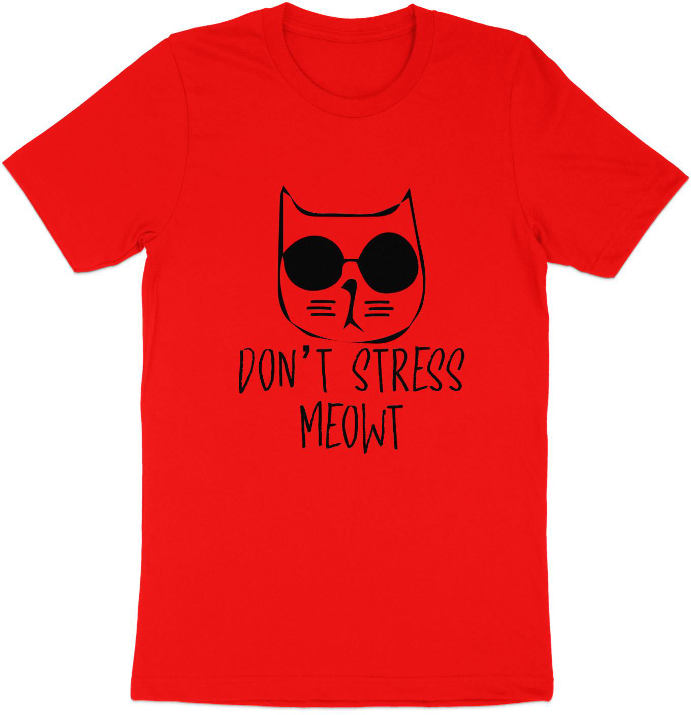 Sunglass Cat Serenity - Unwind with a 'Don't Stress Meowt' Vibe
