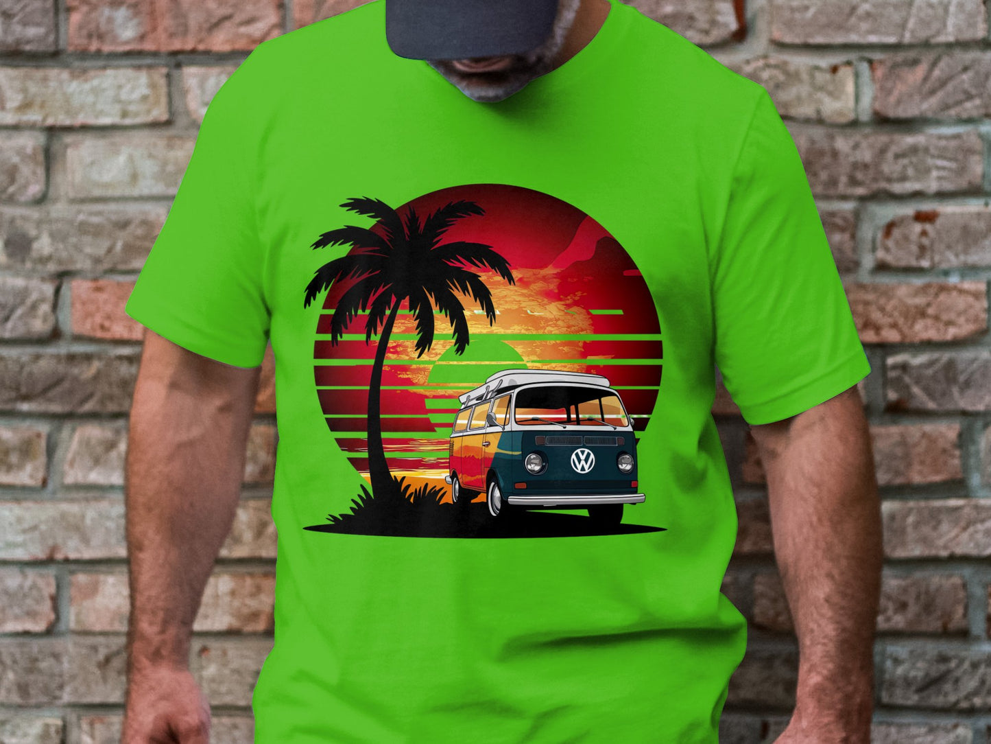 Sunset Surf Van Tee - Endless Summer