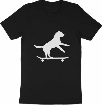 Skate Pup Silhouette - Rad Dog Skater Vector Sticker