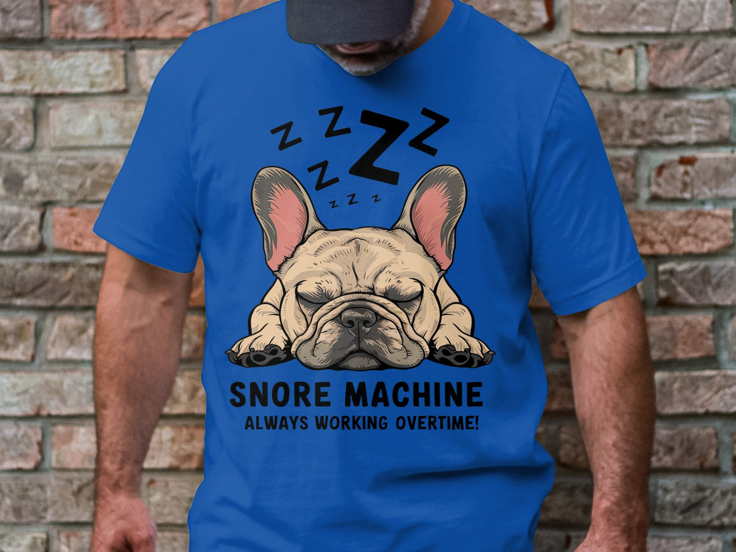 Snore Machine - French Bulldog Deep Sleep Tee