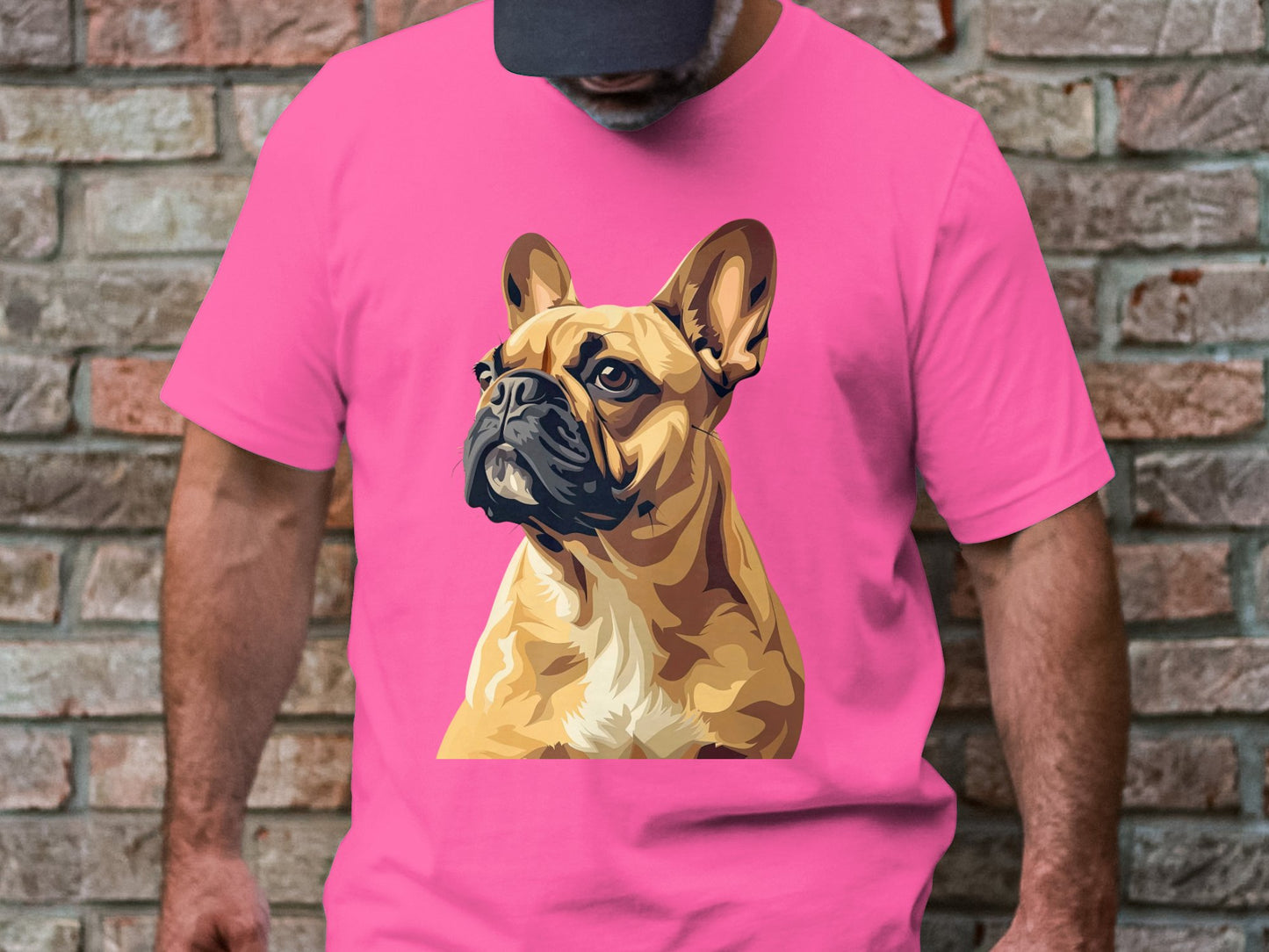 Noble Gaze French Bulldog Tee - Timeless Elegance