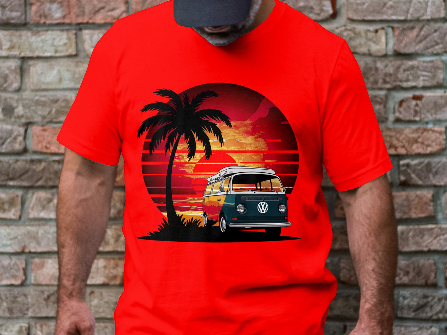 Sunset Surf Van Tee - Endless Summer