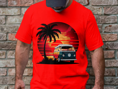 Sunset Surf Van Tee - Endless Summer