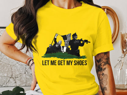 Let Me Get My Shoes - Iconic Trump Assassination Attempt Graphic Tee