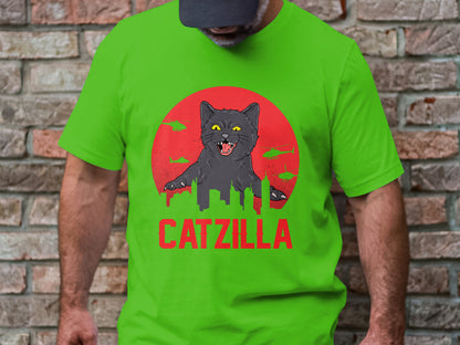 Catzilla: Feline Fury Tee - Urban Jungle Mayhem Edition