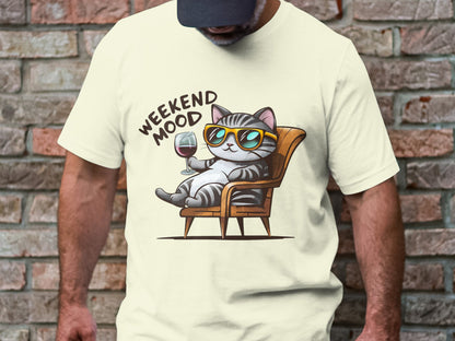 Moody Mornings Cat Tee - Embrace Your Inner Feline