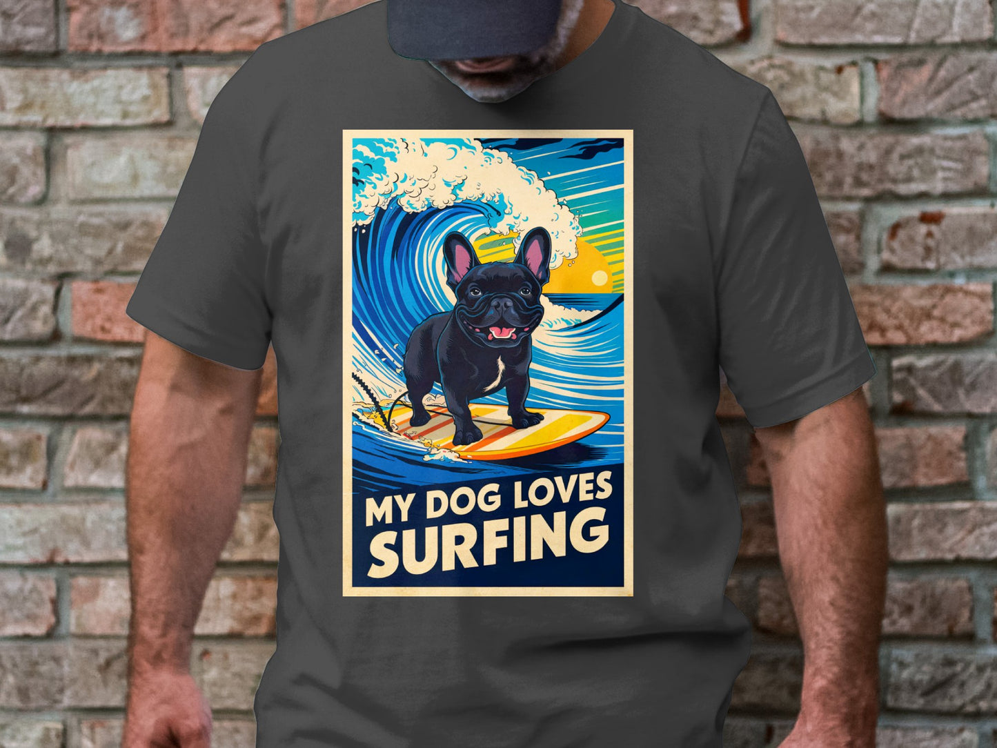 Surf's Pup Tee - Beach Wave Rider
