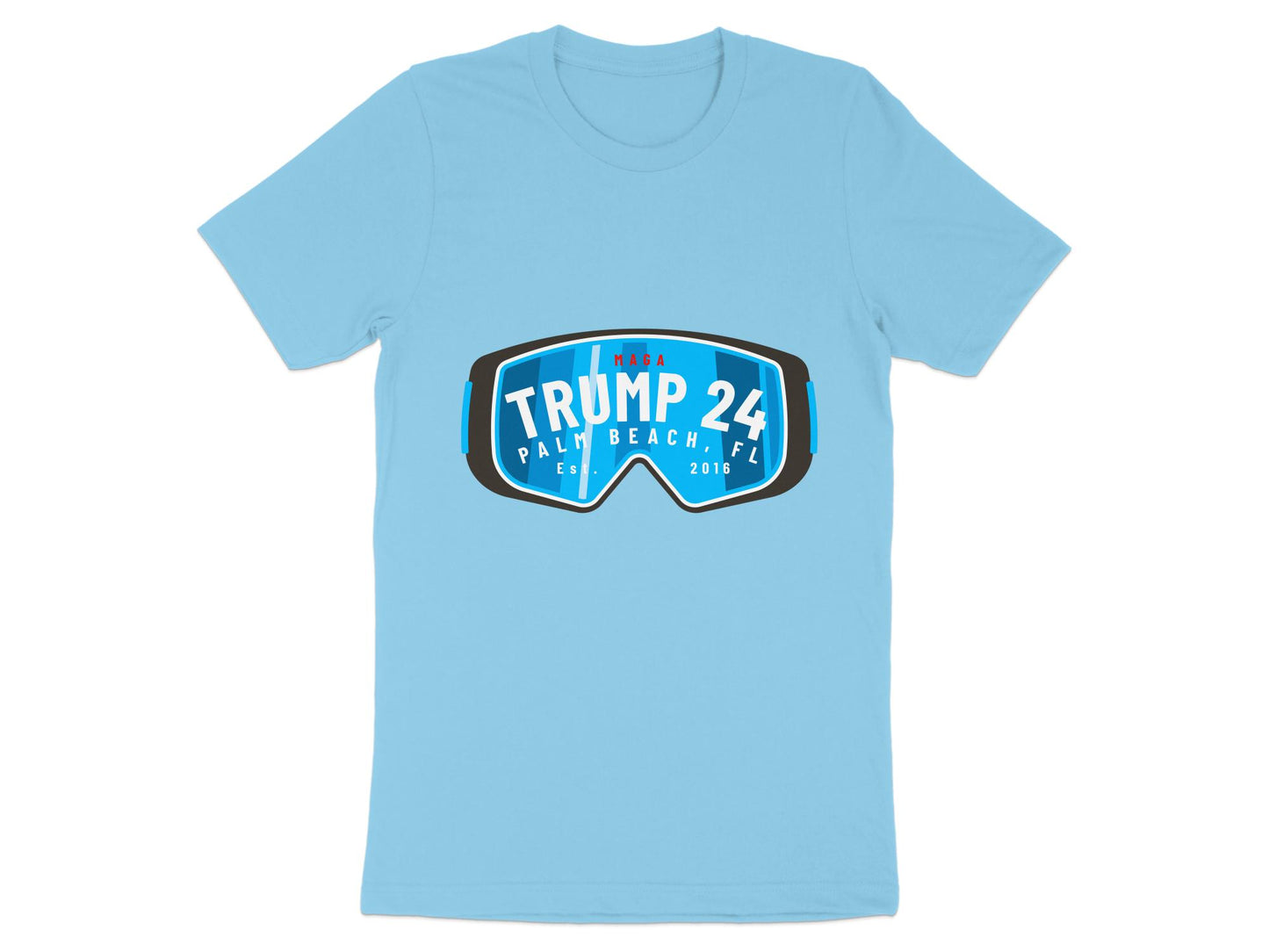 Patriotic Motocross - Trump 24 Palm Beach Graphic Tee