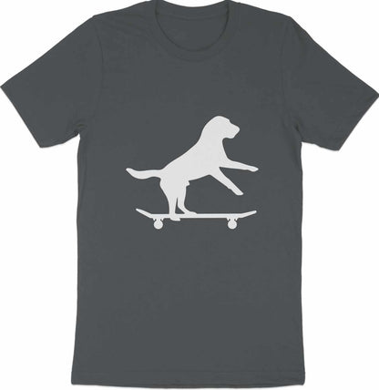 Skate Pup Silhouette - Rad Dog Skater Vector Sticker