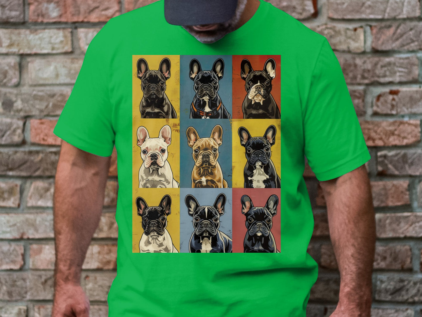 Warhol Woofs Frenchie Tee - A Pop of Pup Personality