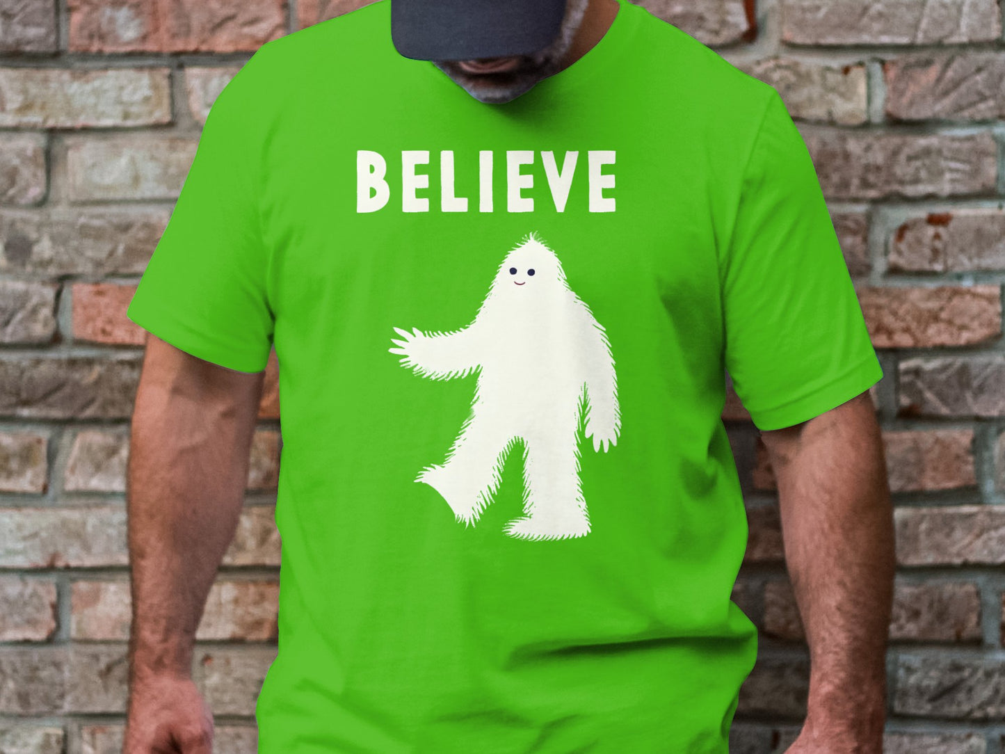 Believe in Yeti - Whimsical Yeti Graphic Tee
